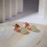 Eternal Bliss - Hetian  Jade Collection  Jewelry Set “玉福盈门”和田玉珠宝套组